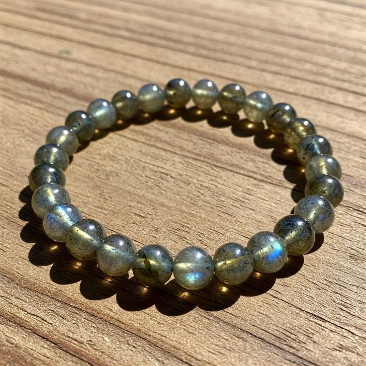 Natural Labradorite Bracelet 8mm