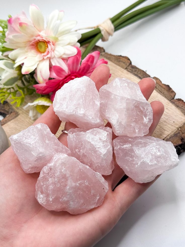 Natural Rose Quartz Raw Stone 