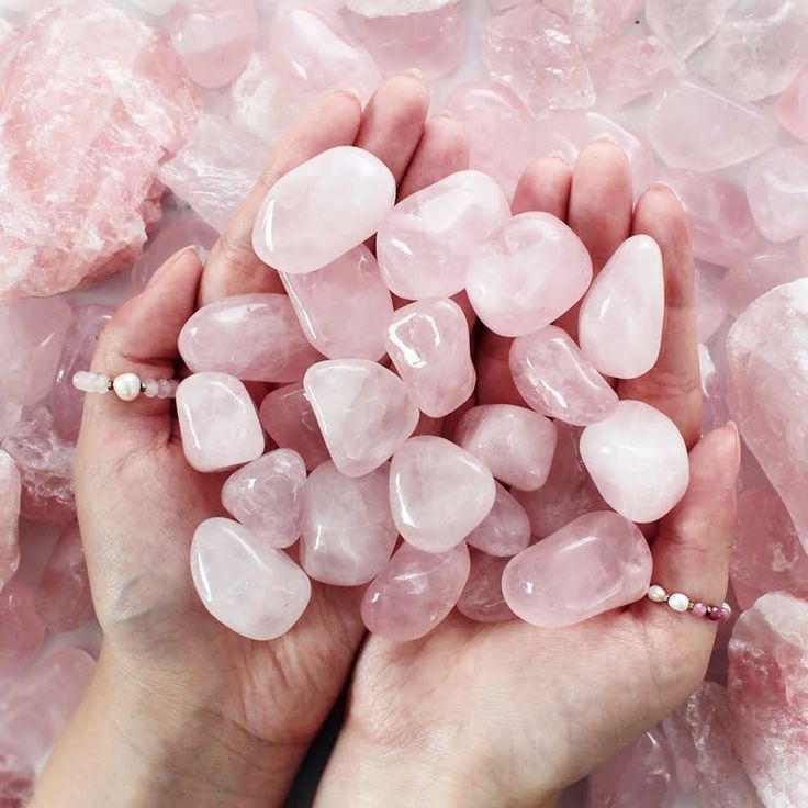 Natural Rose Quartz Tumbles