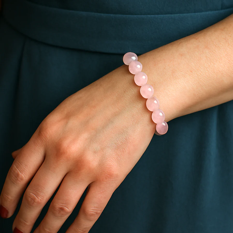 Natural Rose Quartz Bracelet 8mm