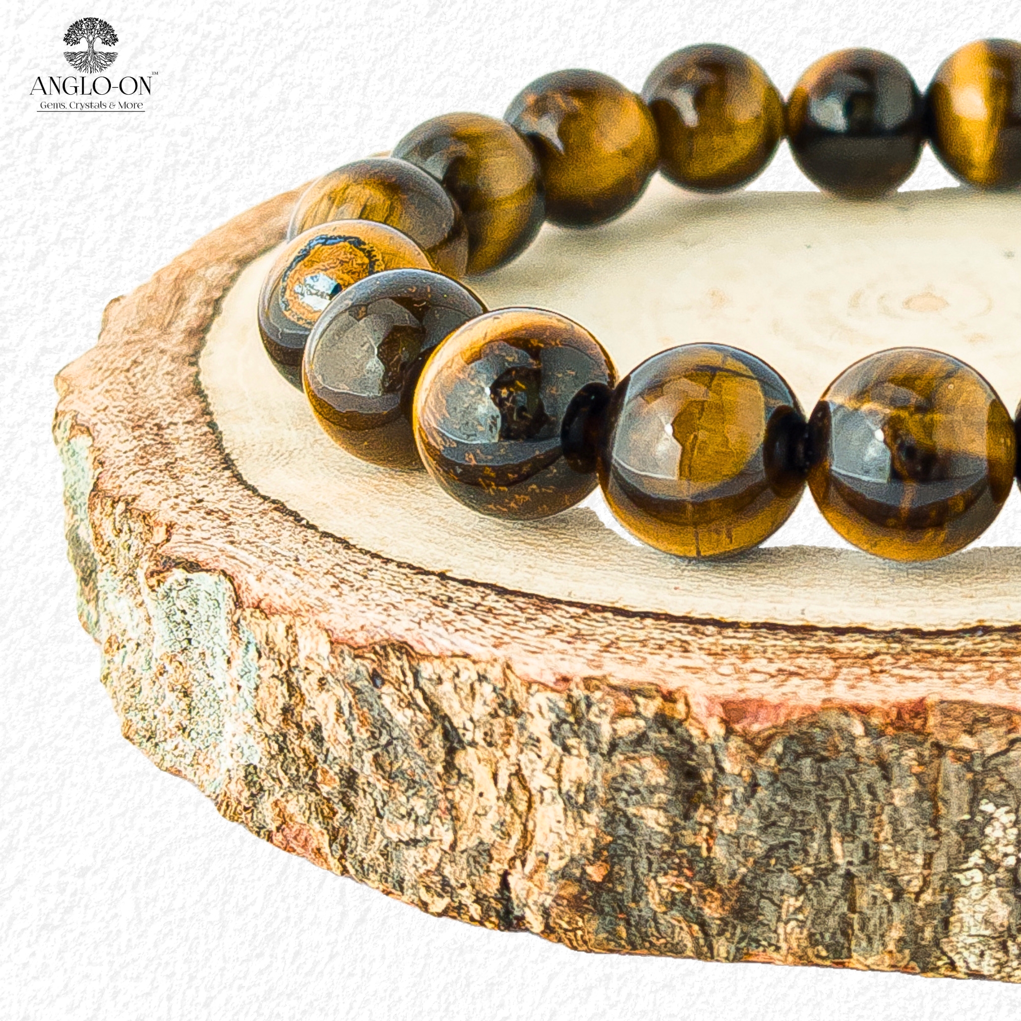 Natural Tiger Eye Bracelet 10mm