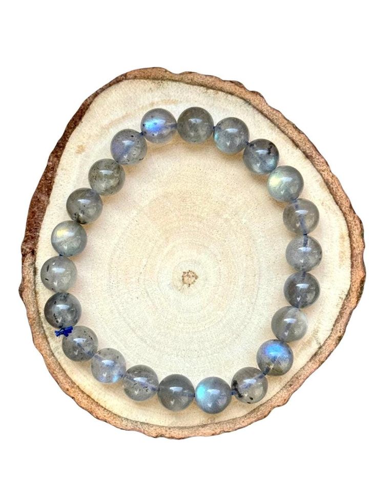 Natural Labradorite Bracelet 8mm