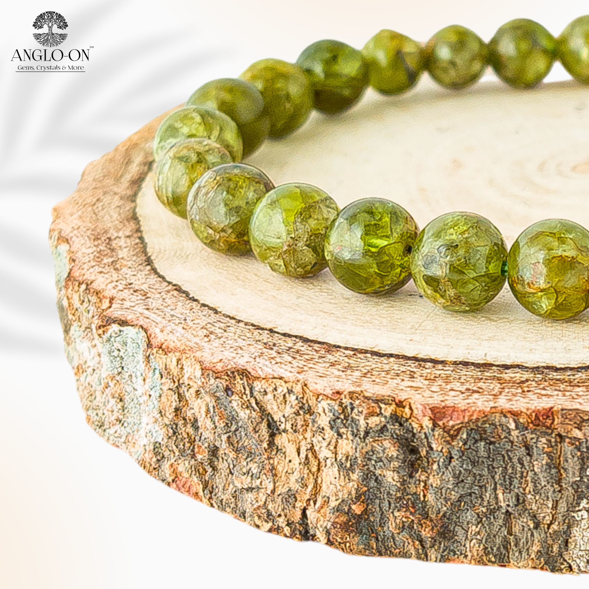 Natural Peridot Bracelet 7mm*8mm (Appx)