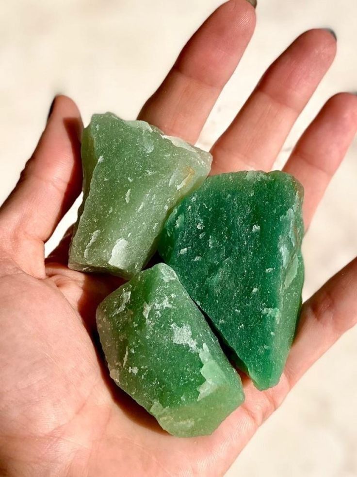 Natural Green Aventurine Raw Stone