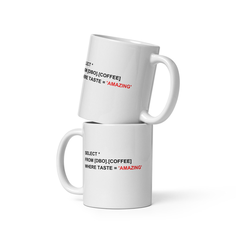 Amazing Coffee SQL Mug