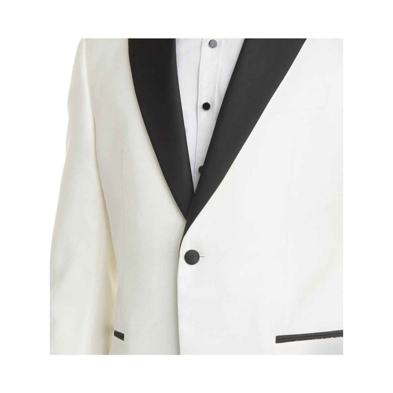 Blazer Smoking Solapa De Raso