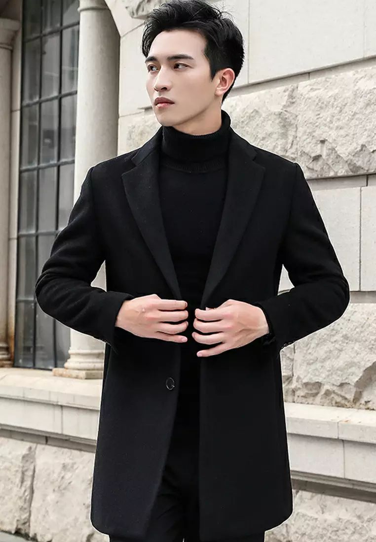 Sobrerodo de Paño Slim Fit