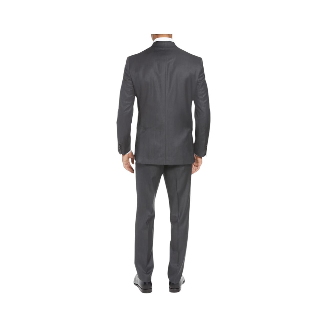Traje Entallado + Camisa De Vestir + Corbata(4 Piezas)