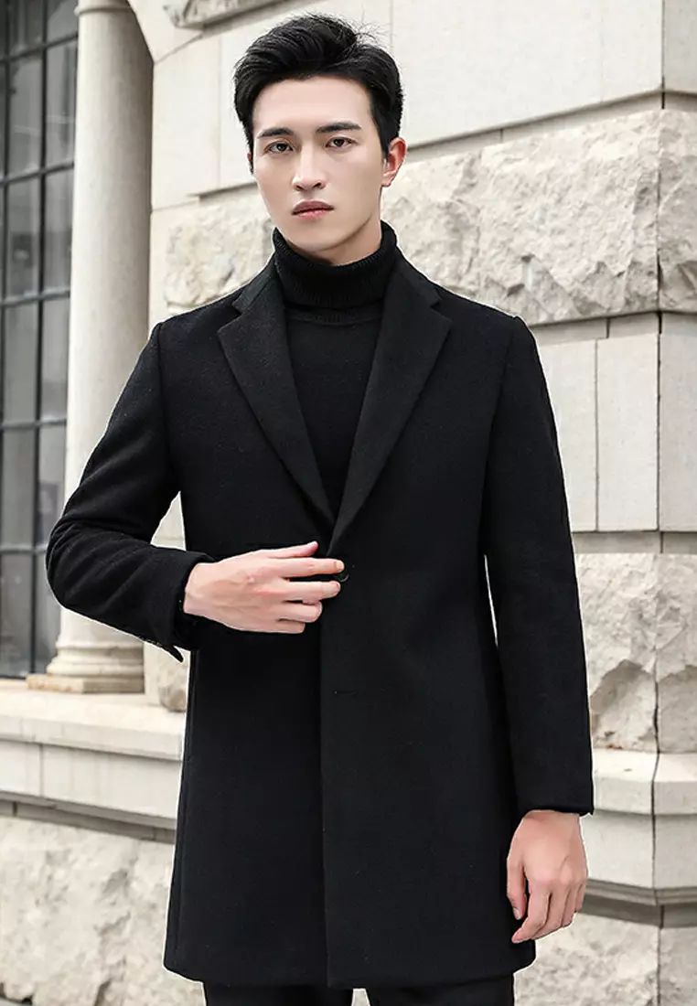 Sobrerodo de Paño Slim Fit