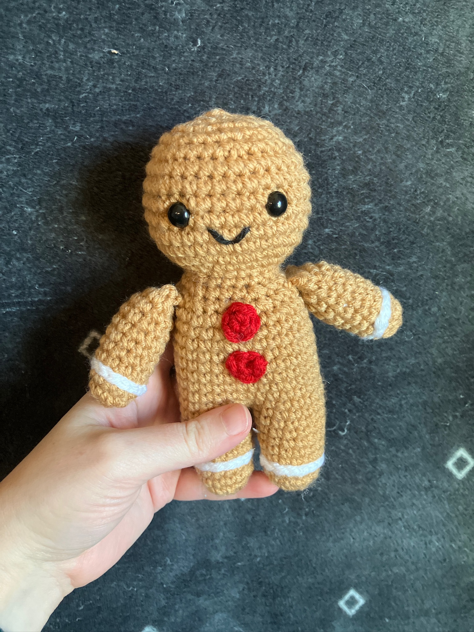 Crochet Gingerbread Doll