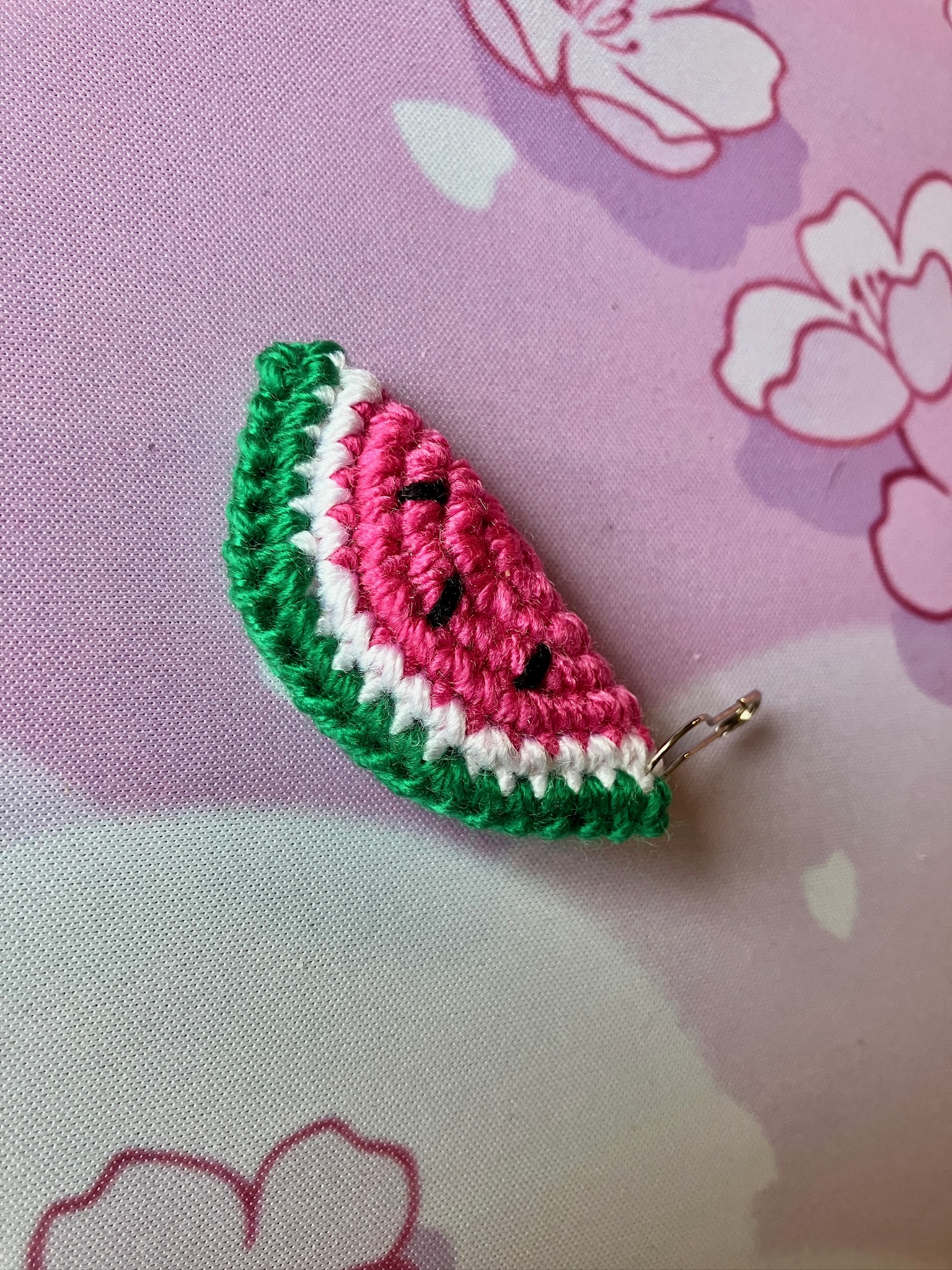 Mini Watermelon Stitch Marker Pattern