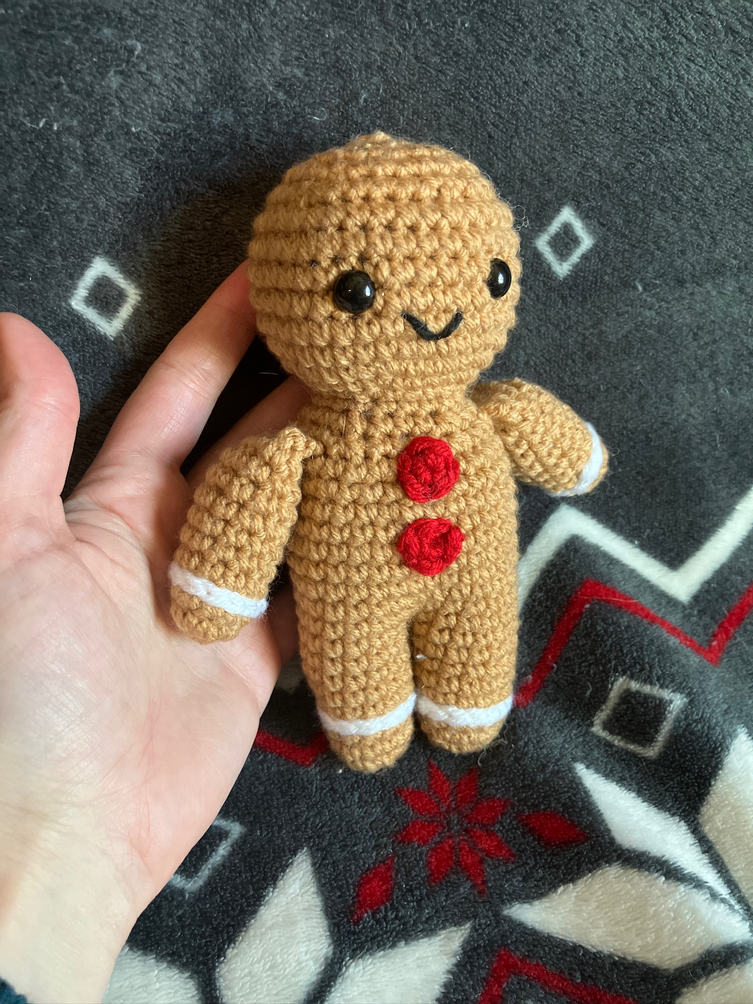 Crochet Gingerbread Doll