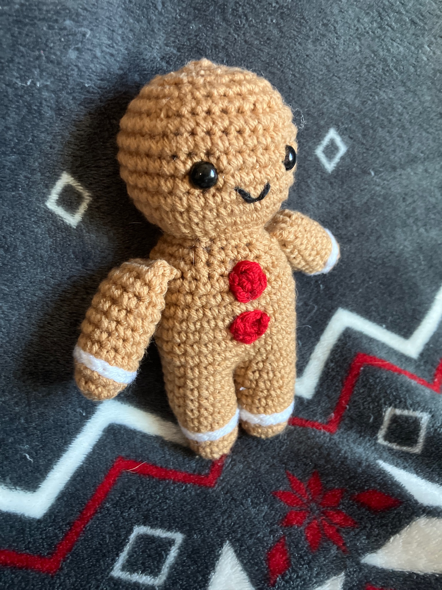 Crochet Gingerbread Doll