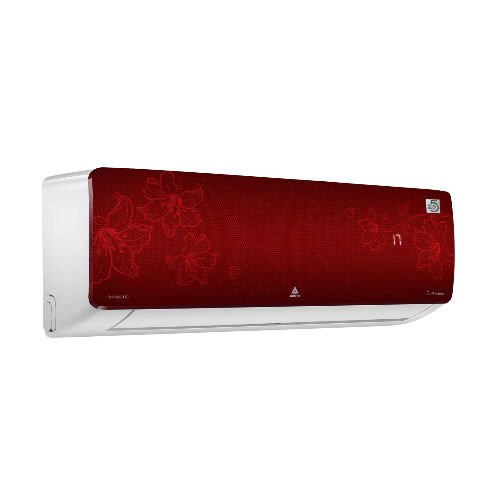 Red Floral Split Air Conditioner