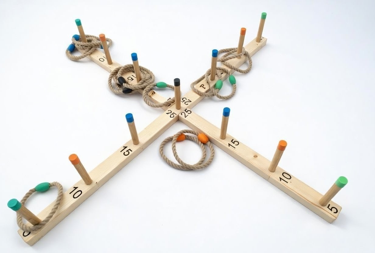 Wooden Ring Toss Game