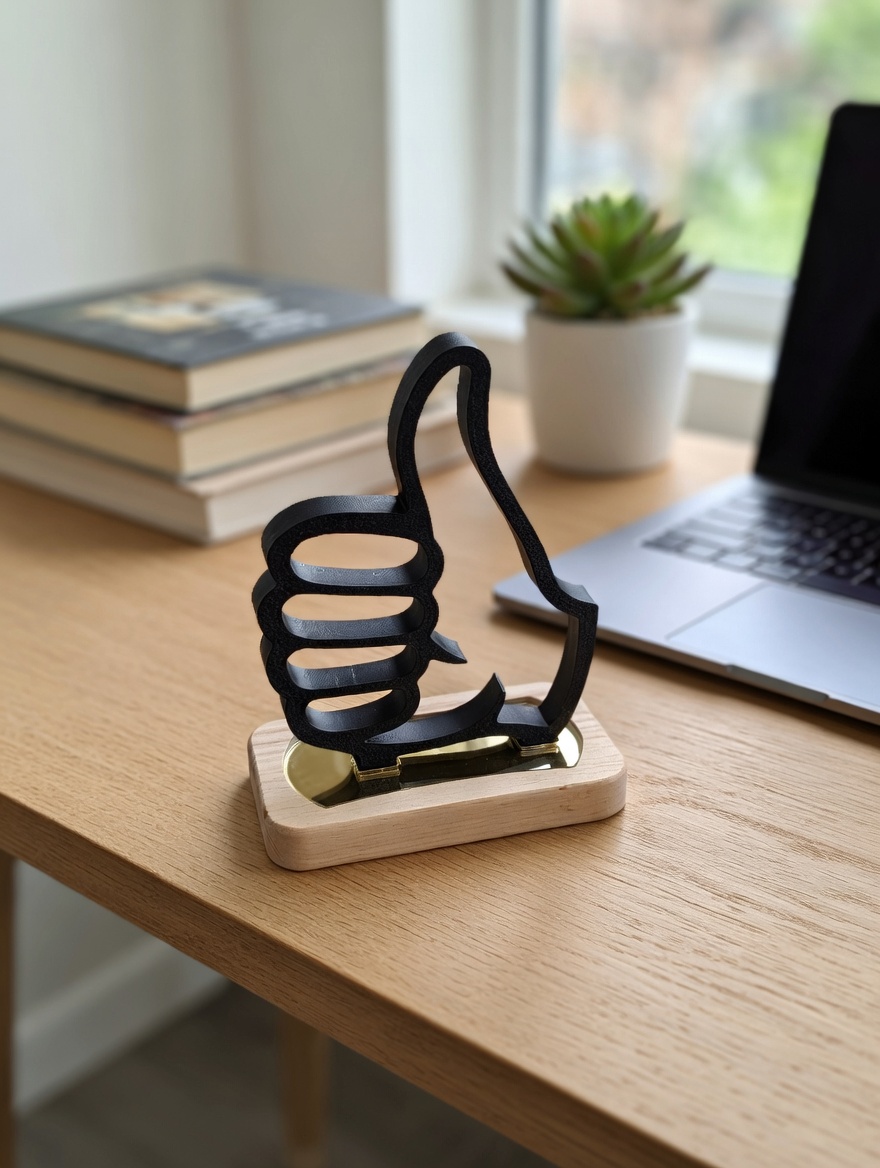 Thumbs - Up - Rock On Trophy