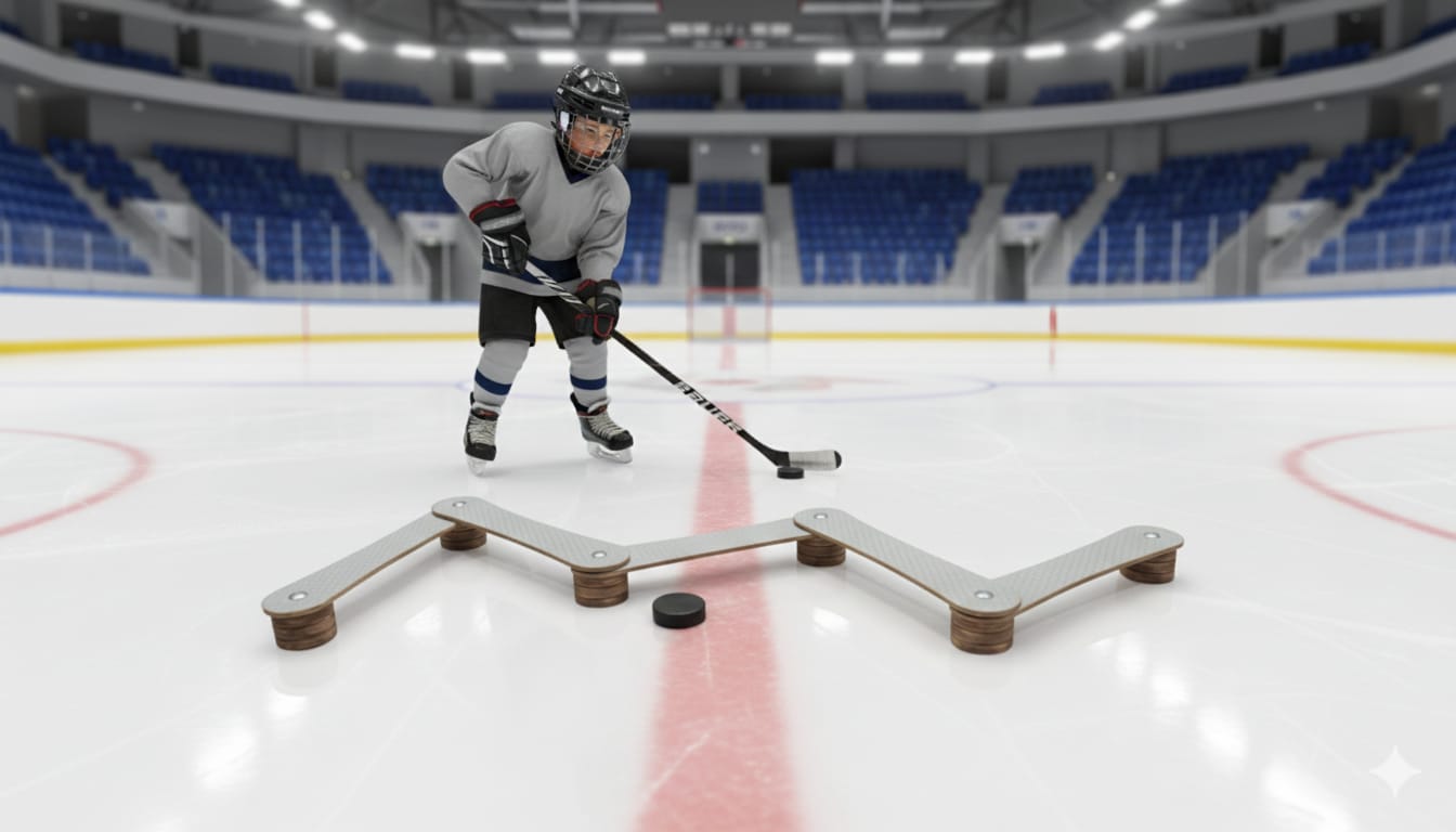 Hockey Puck Passing Trainer
