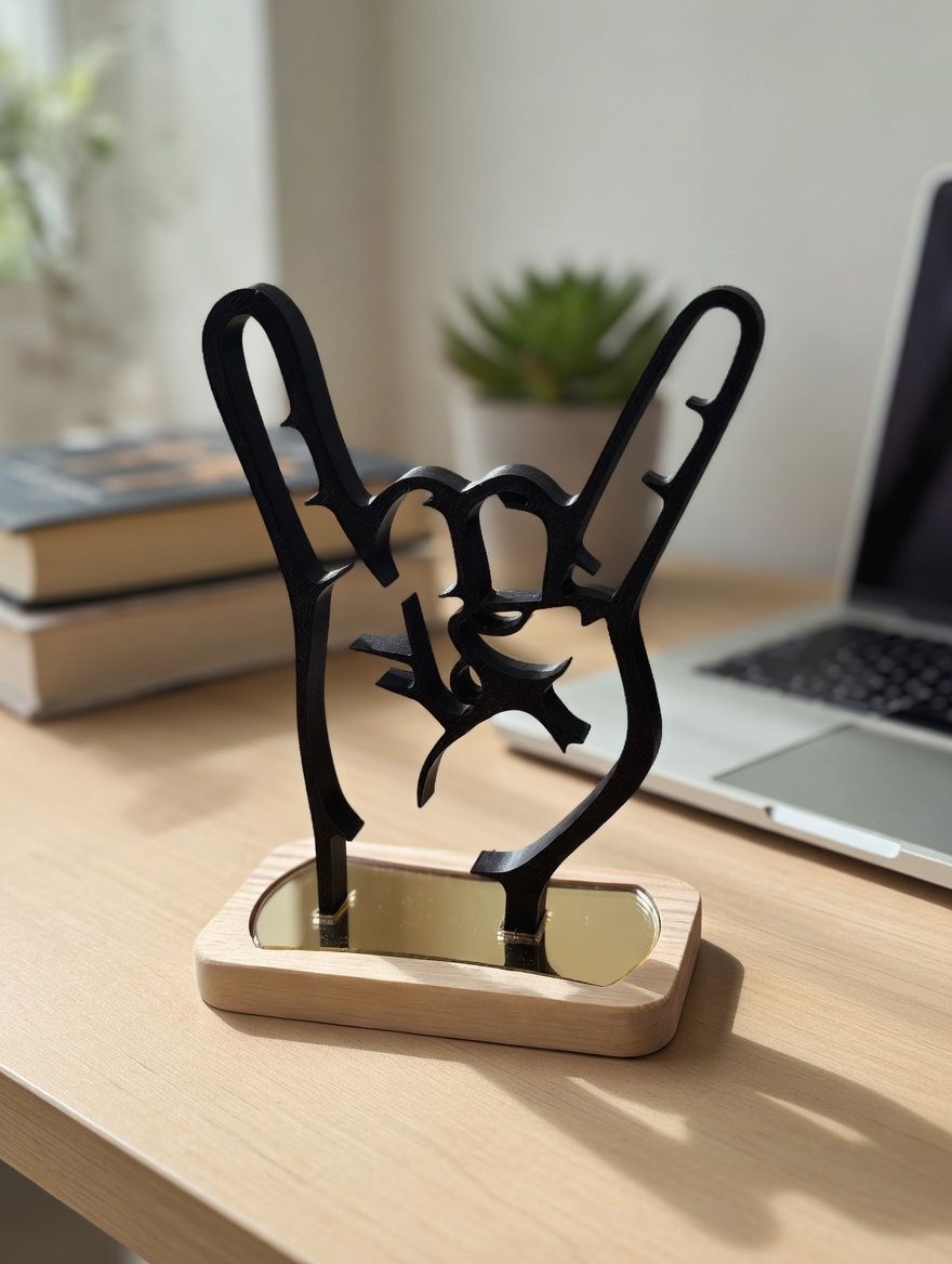 Thumbs - Up - Rock On Trophy