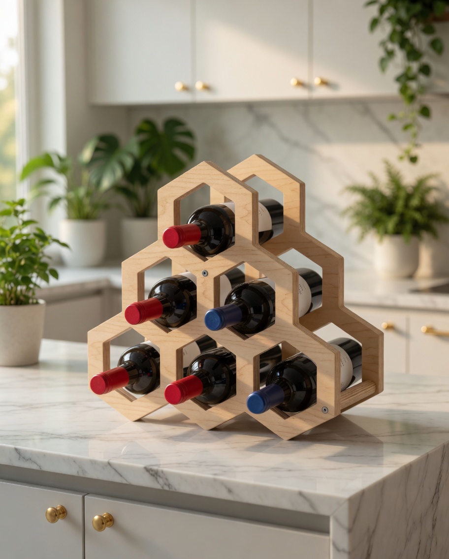 Wooden Wine Rack