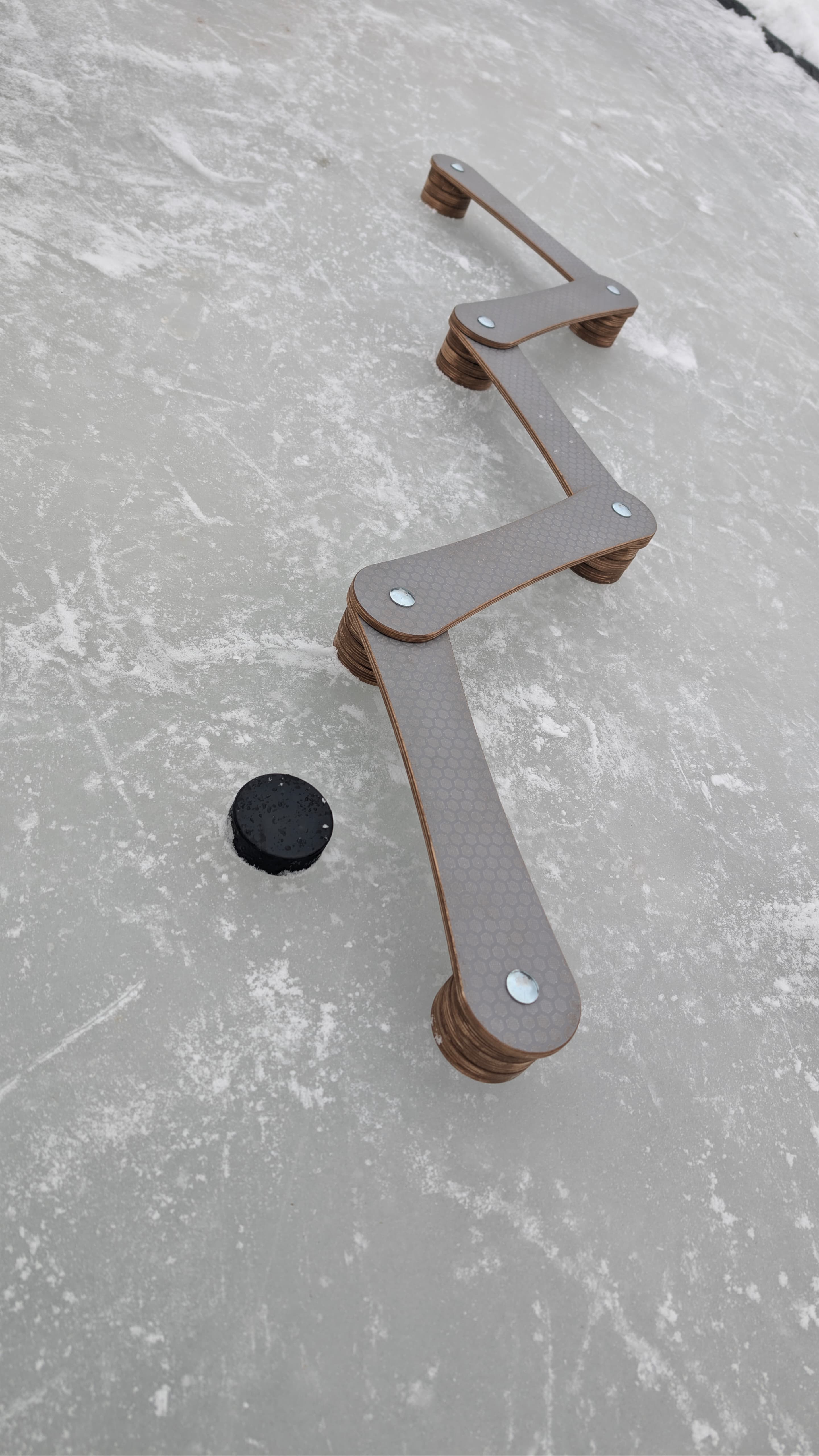 Hockey Puck Passing Trainer