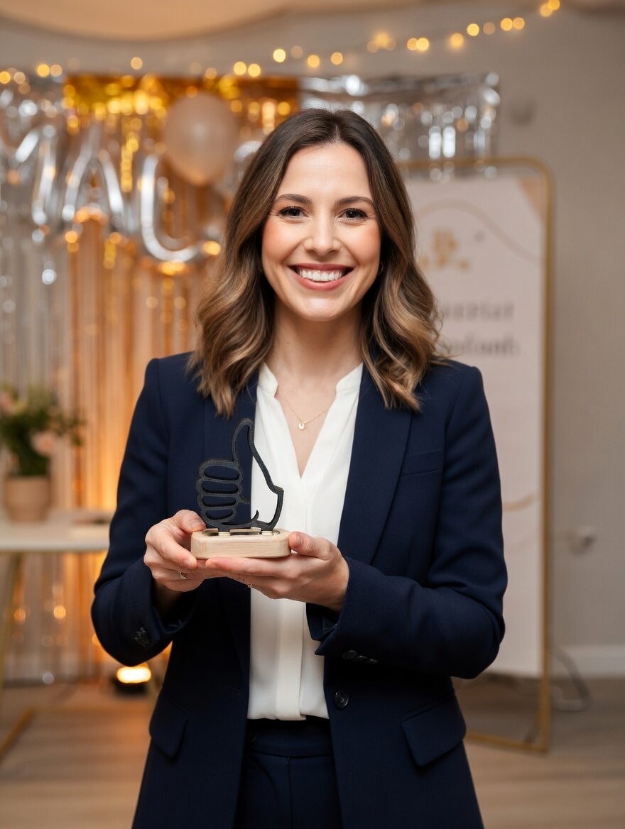 Thumbs - Up - Rock On Trophy