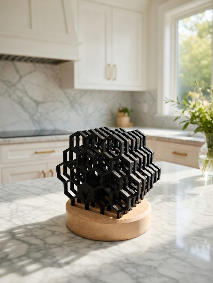 Hexagon Honeycomb Trivet Set