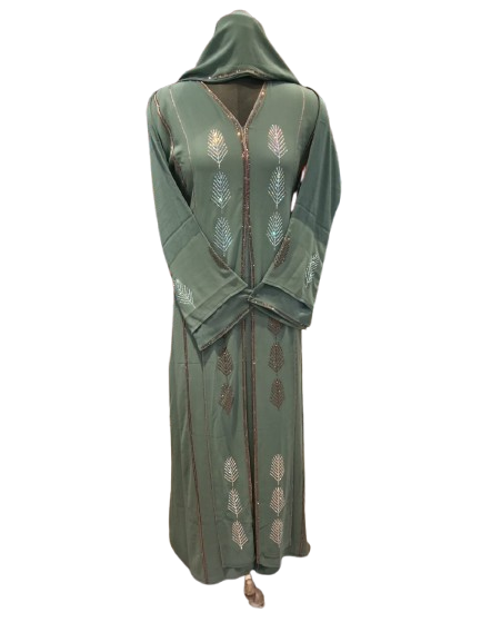Delicate Gray Abaya