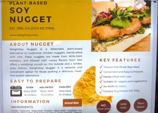 Plant-Based Soy Nugget