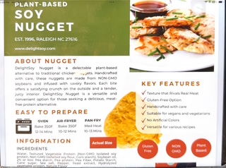 Gluten-Free Soy Nugget