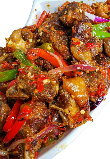 Peppered Goat Meat (Asun)