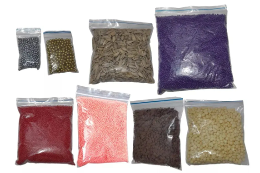 Bolsas de cierre hermético transparentes