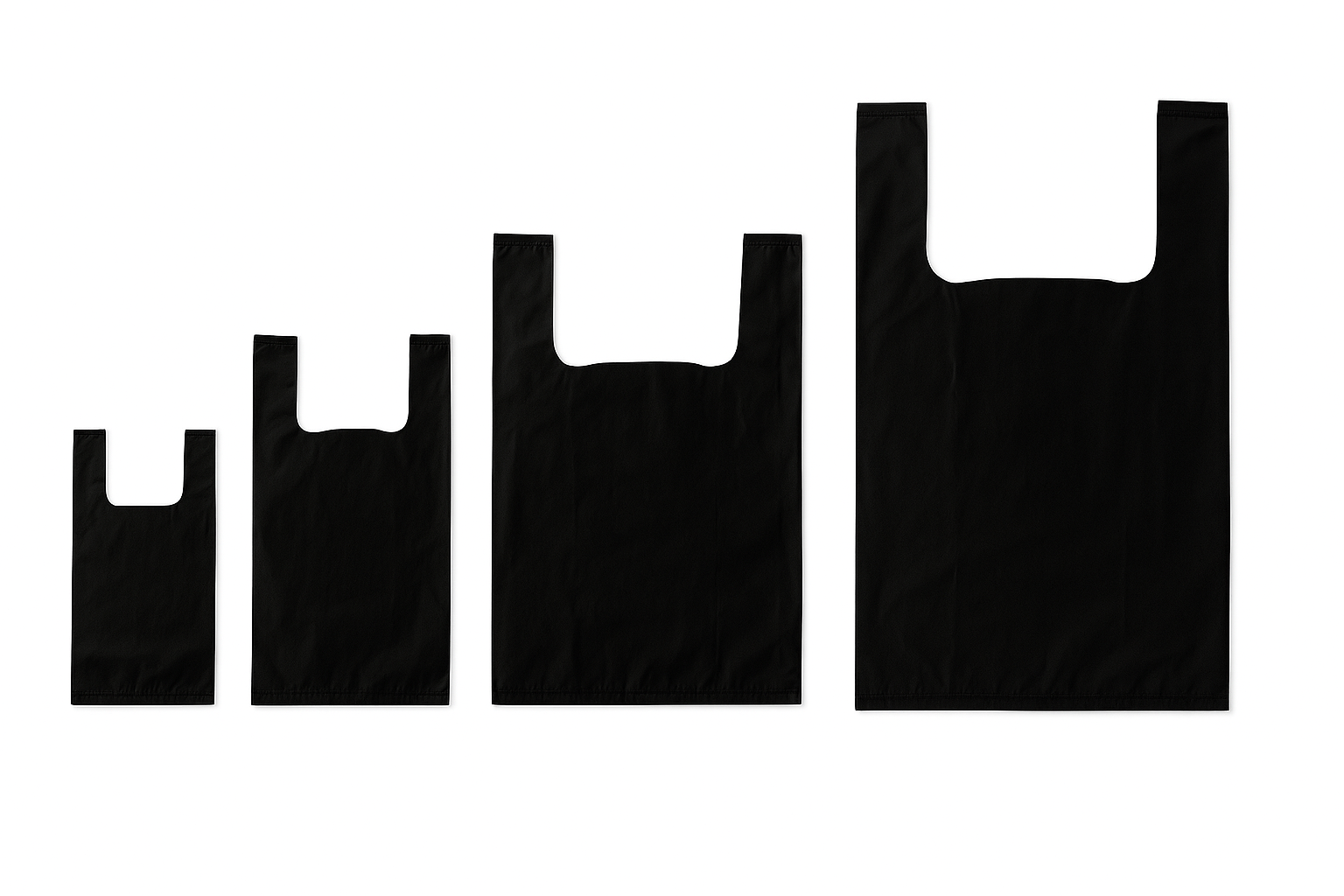 Bolsas de manija tipo camiseta