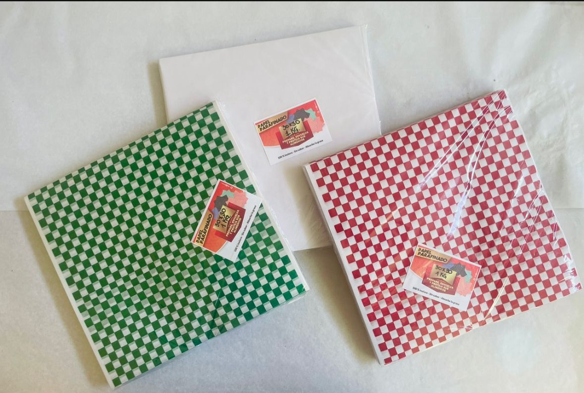 Papel parafinado para alimentos