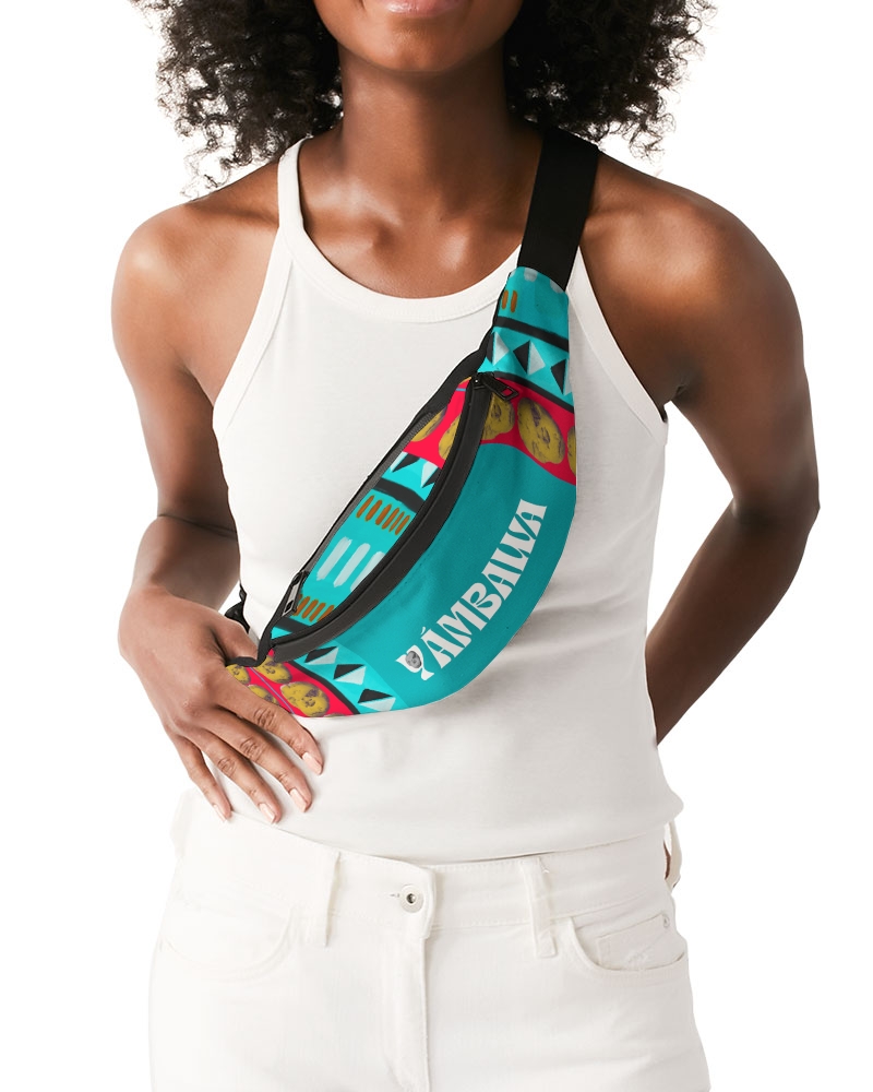 YÁMBAWA Colorful Patterned Waist Sling Bag
