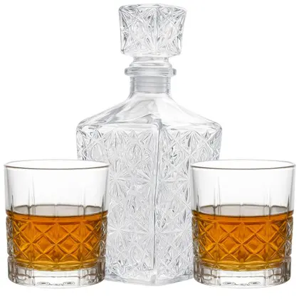Jogo de Decanter e Copos de Whisky