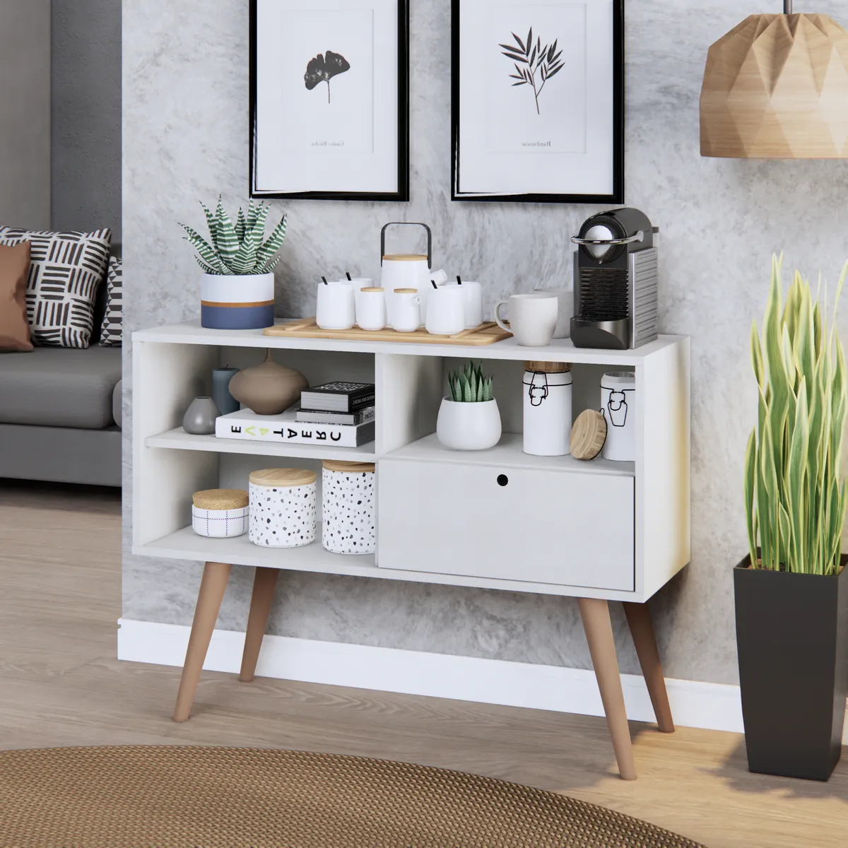 Aparador moderno branco