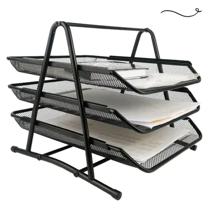 Organizador de documentos metálico