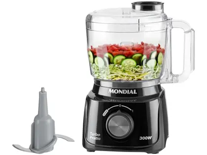 Processador de Alimentos Mondial Turbo Pratic 300W