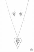 Hardened Hearts Necklace and Earring Set