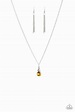 Timeless Trinket yellow Necklace and Earring Set