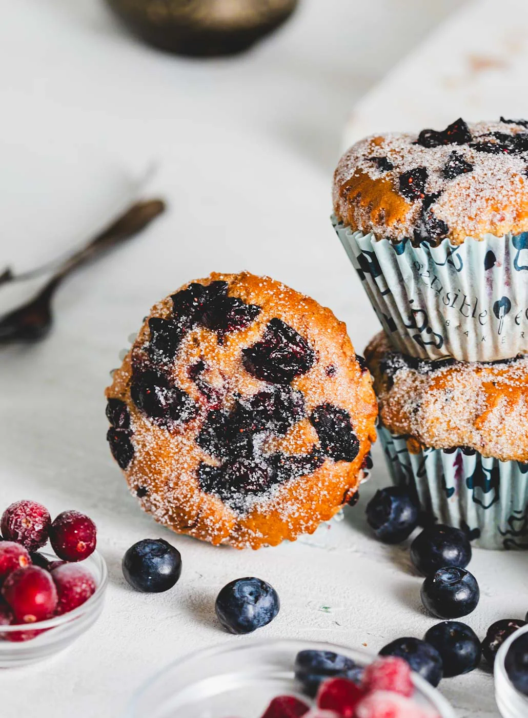 Organic Vanilla Berry Bliss Muffins (4 in Order)