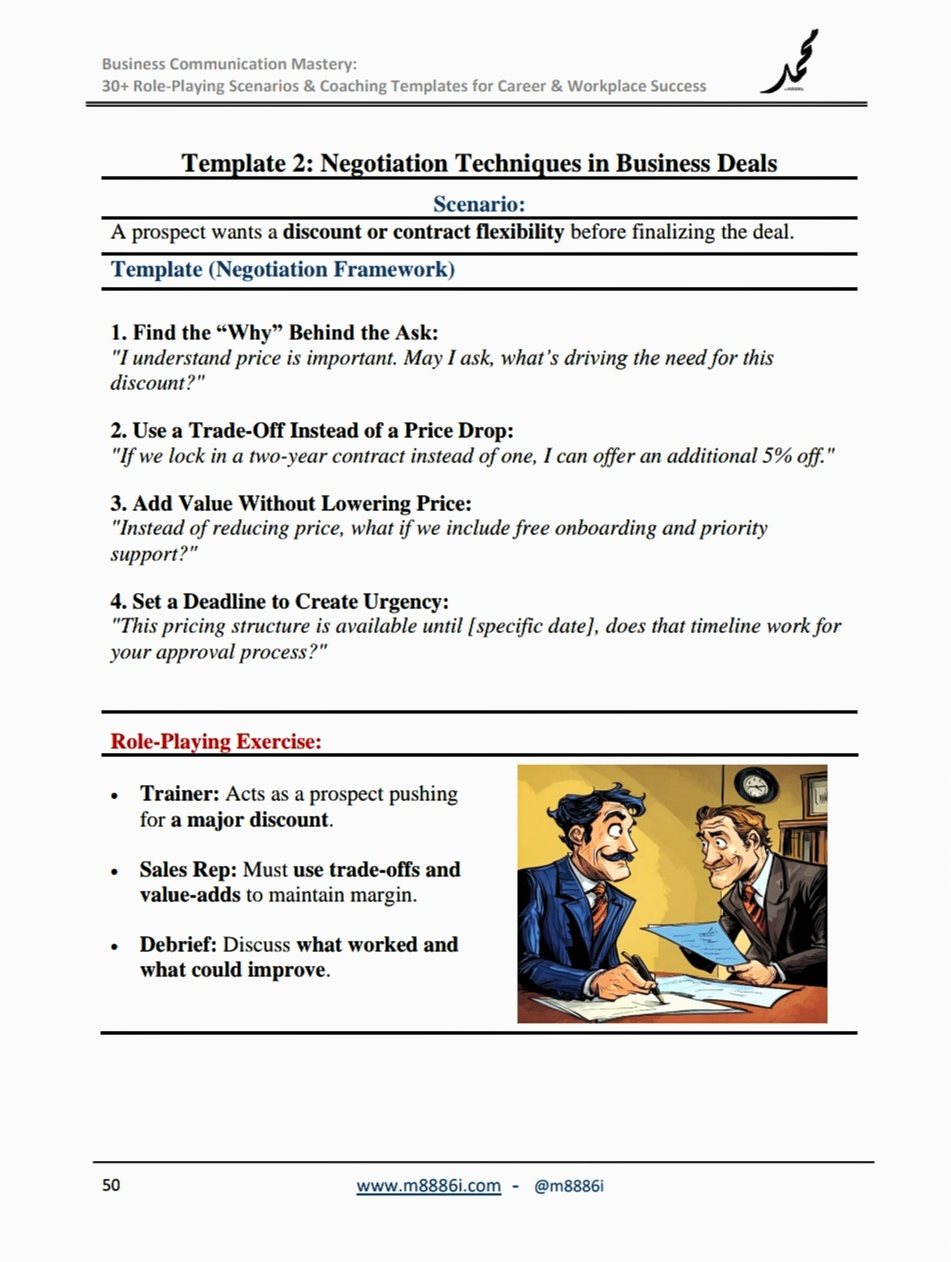Business Communication Mastery — 30+ Real Scenarios & Proven Coaching Templates