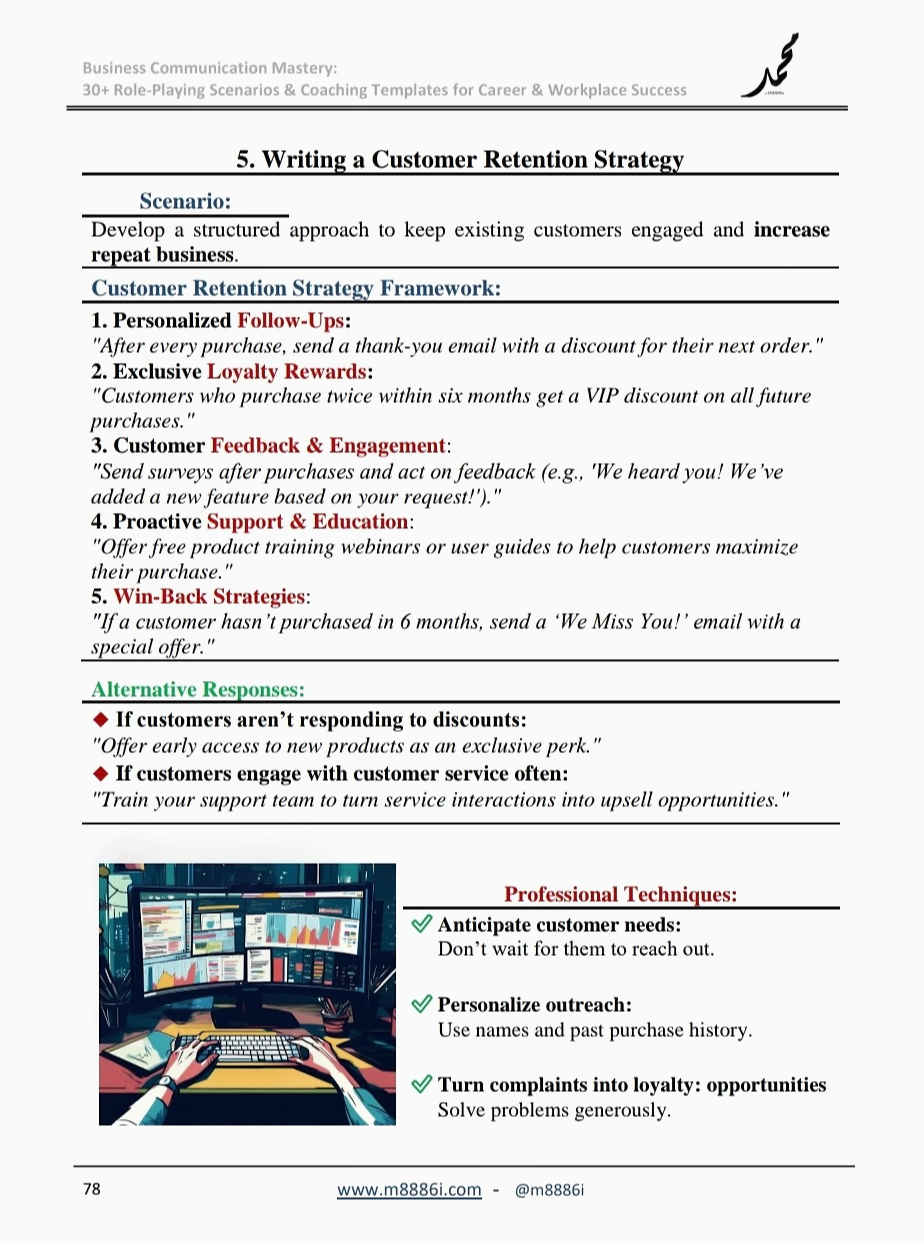 Business Communication Mastery — 30+ Real Scenarios & Proven Coaching Templates