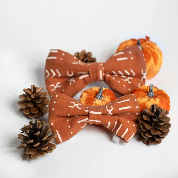 Handmade Rust Bow Tie