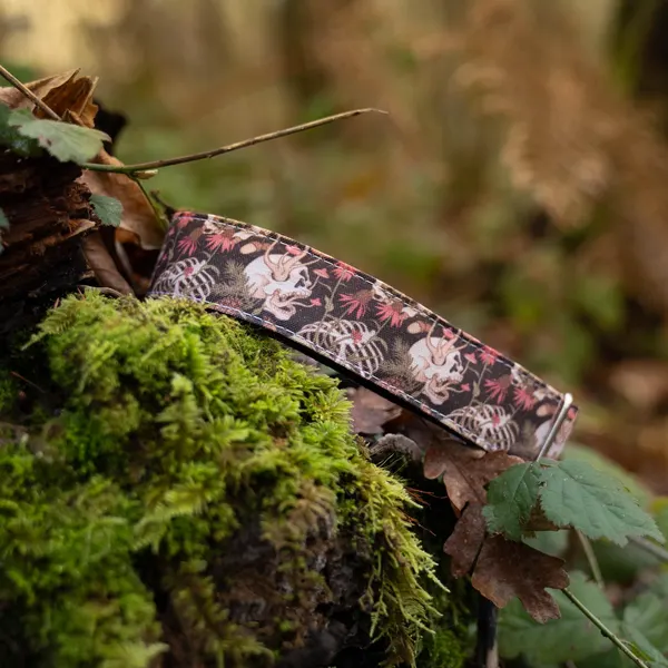 Floral Pattern Dog Collar