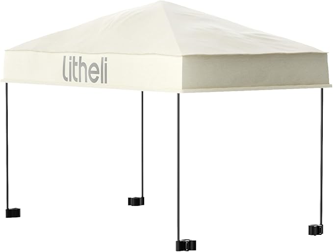 Litheli Foldable Trolley Roof Awning for Handcart, Sun Protection 600D Oxford Fabric Cart Roof for Camping Picnic Shopping Garden