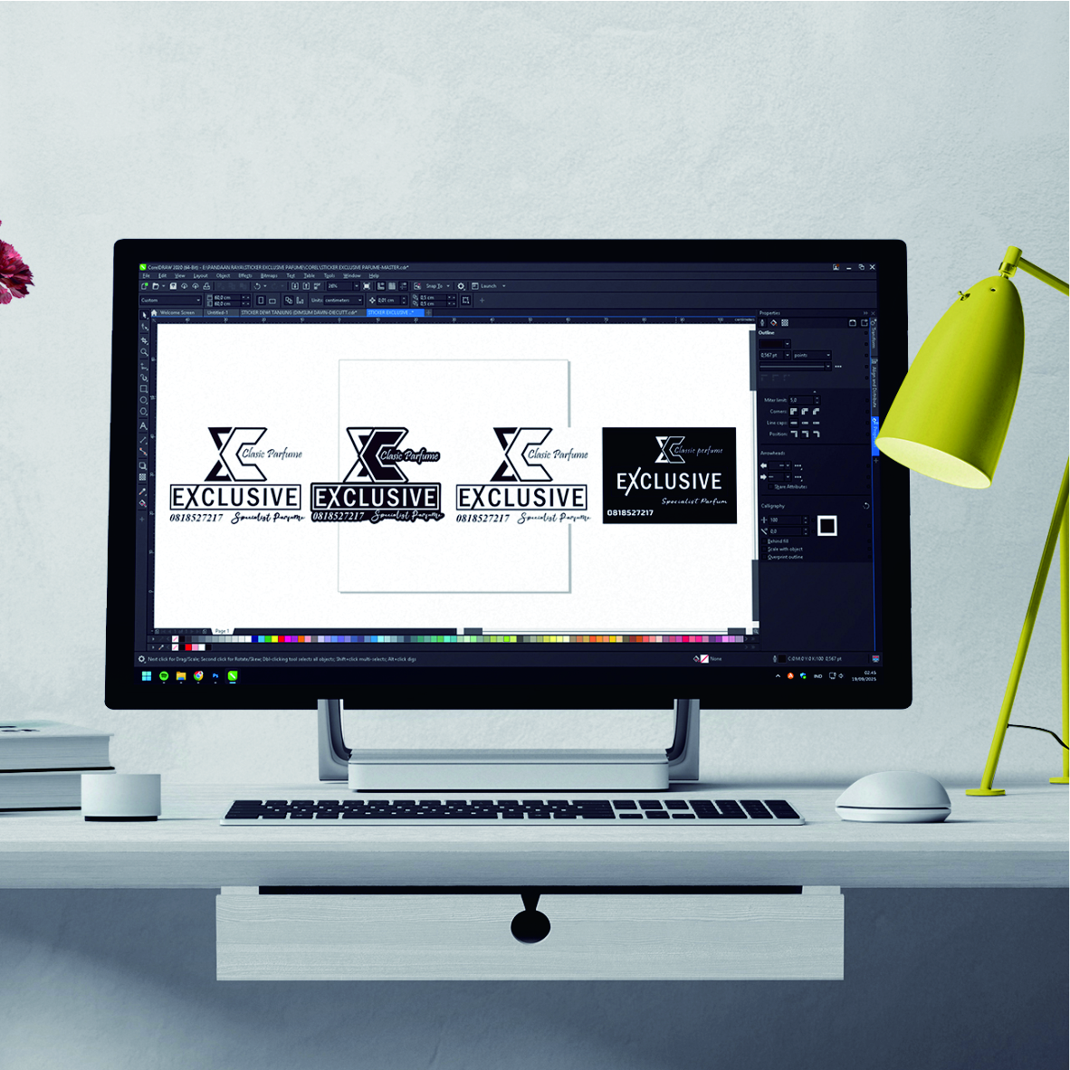 Jasa Desain Label, Logo, Sticker, Banner, Mock Up, dll
