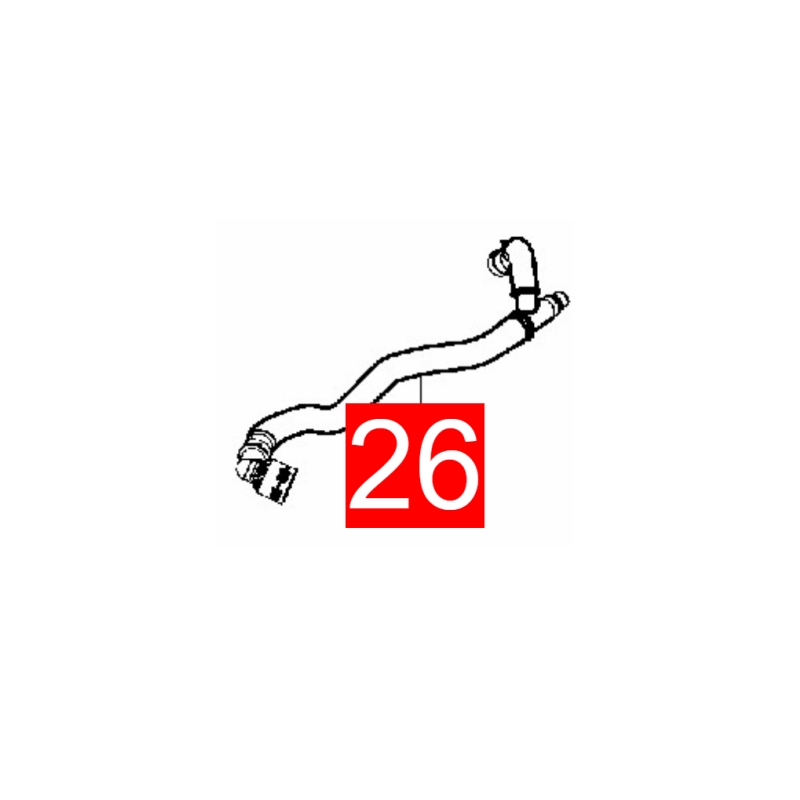 31686817 Water Pipe Fits Volvo V40 