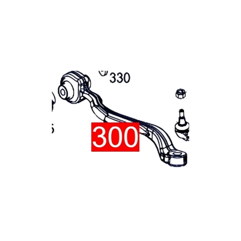 A2183300900 A2183301000 Front Lower Control Arm Fits Mercedes Benz C218 CLS63 AMG