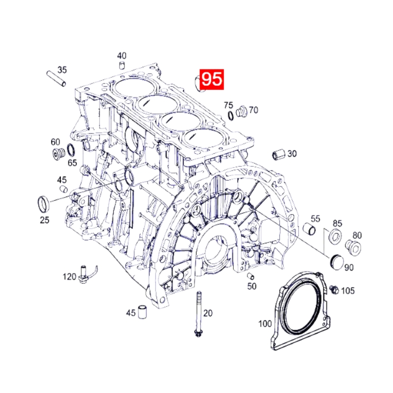 N000000006533 Cap Fits Mercedes Benz A209 C209 W203 W204 S204 C204 CL203 W212 A207 C207 R171 R172